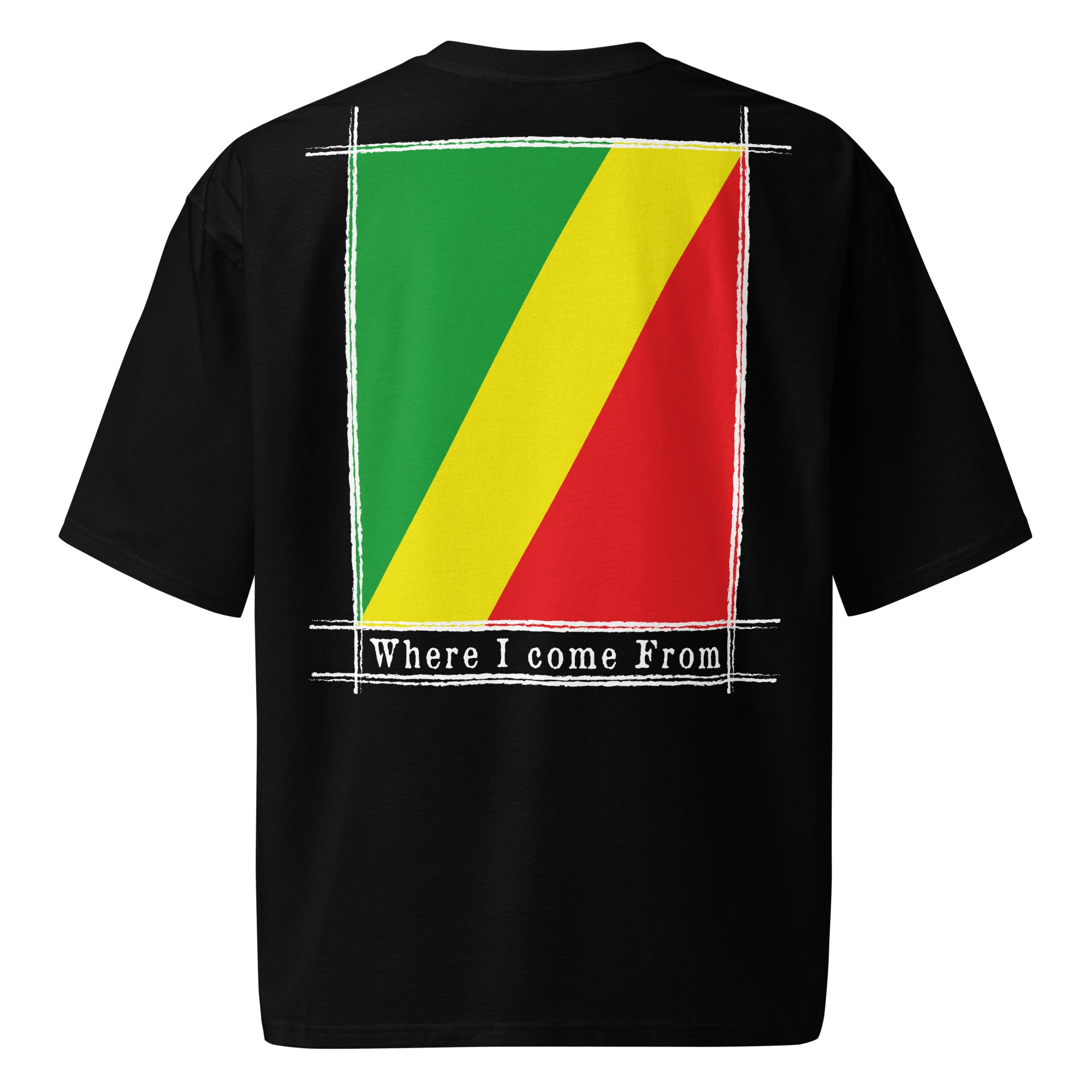 T-shirt COME FROM CONGO RC lourd oversize