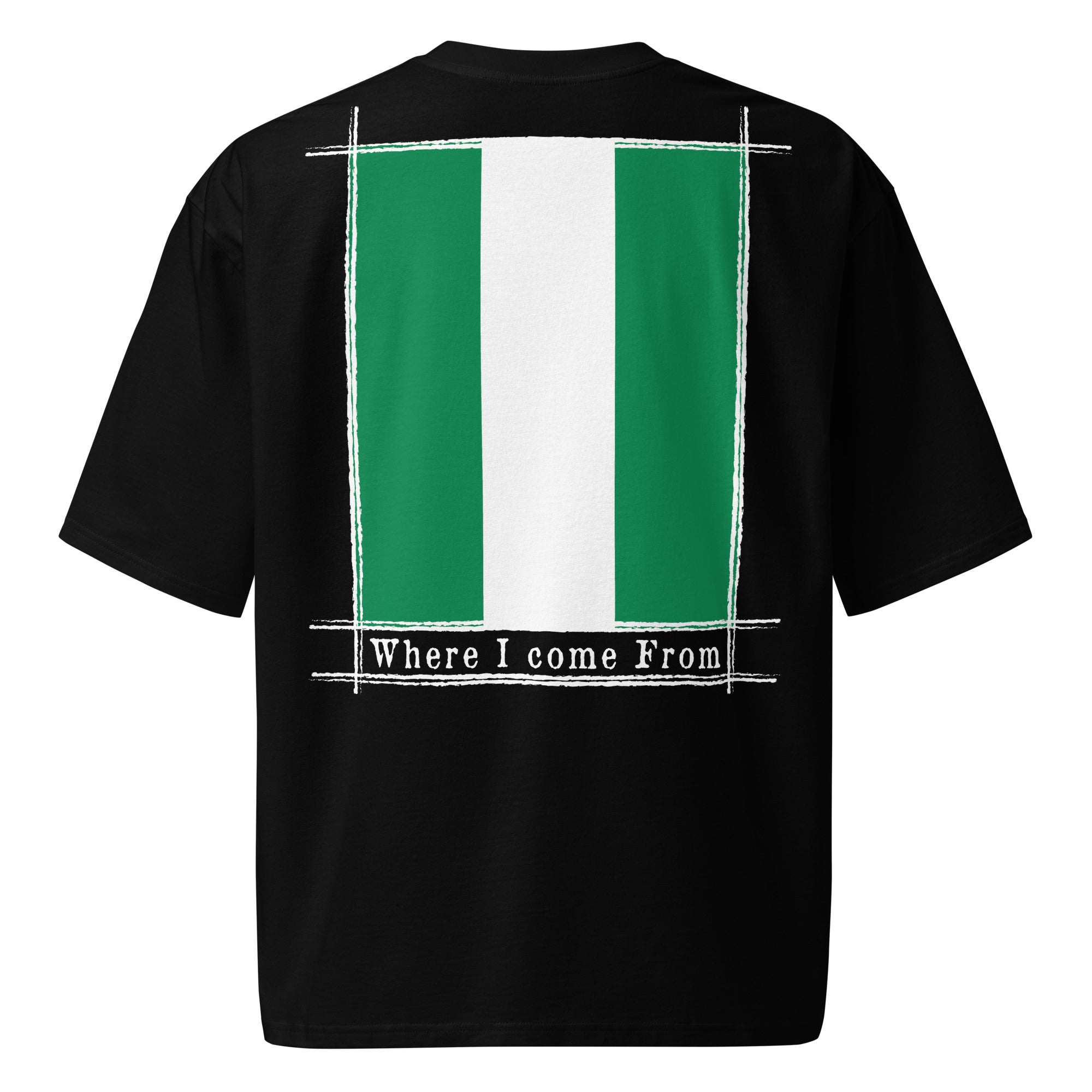 T-shirt COME FROM NIGERIA lourd oversize