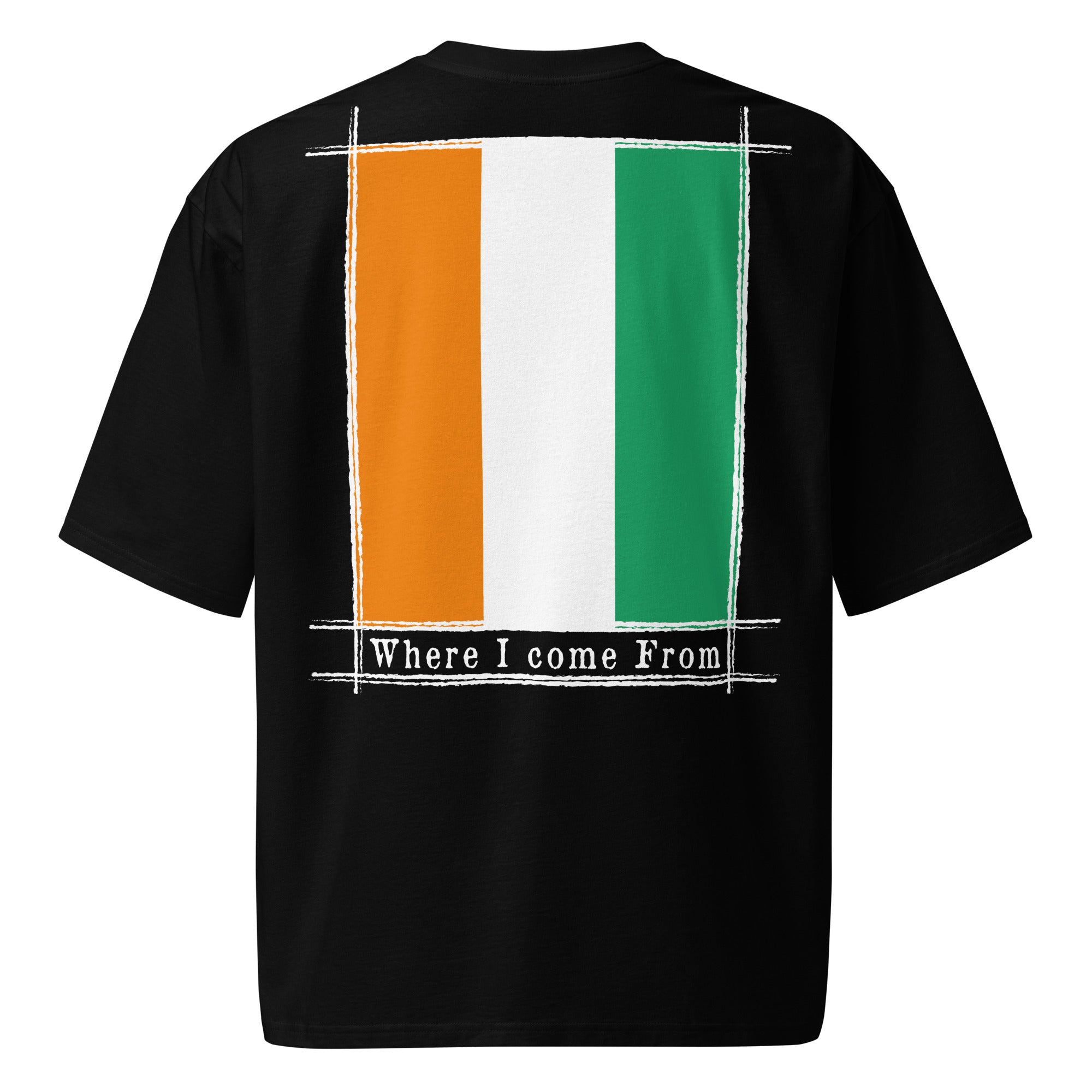 T-shirt COME FROM COTE D'IVOIRE lourd oversize