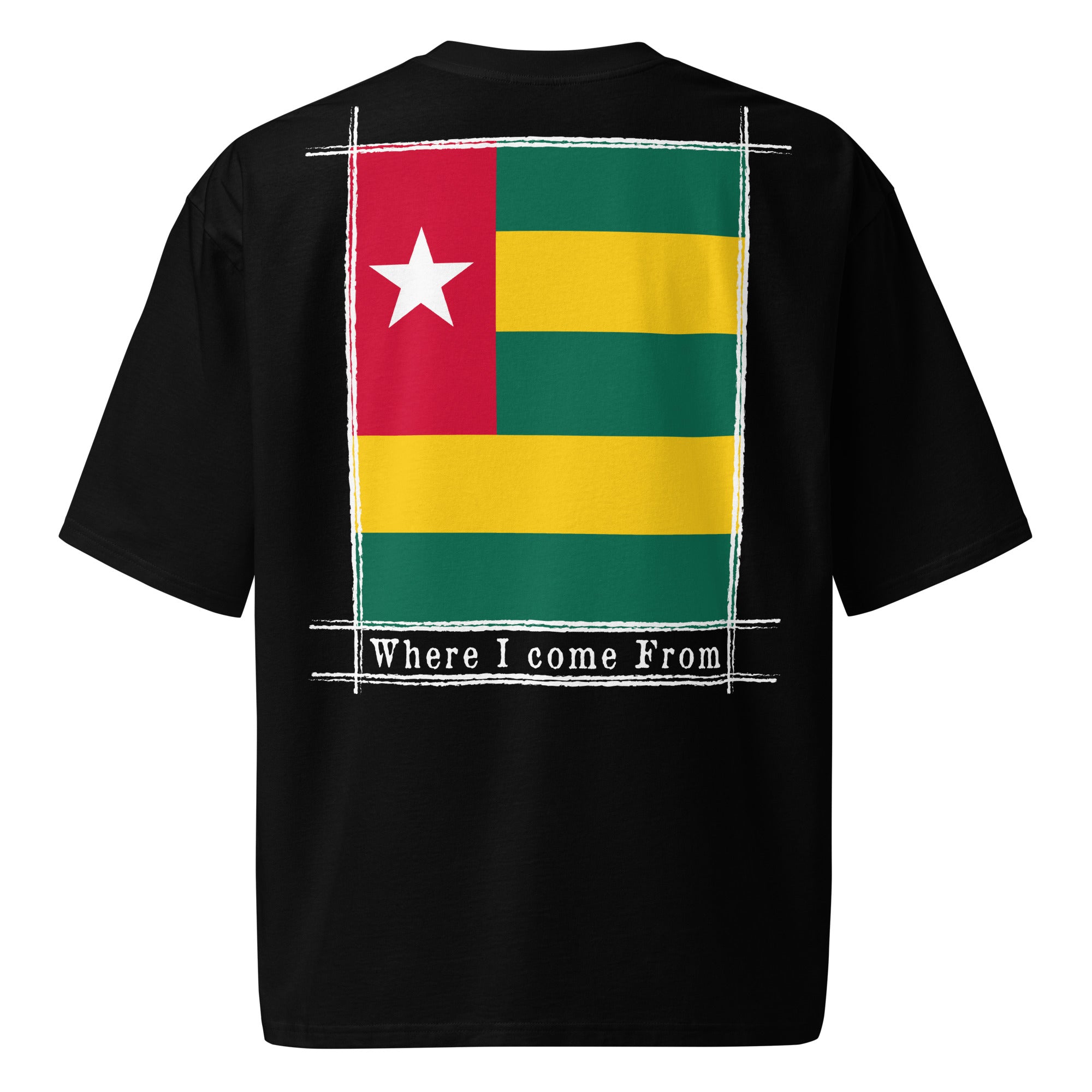 T-shirt COME FROM TOGO lourd oversize