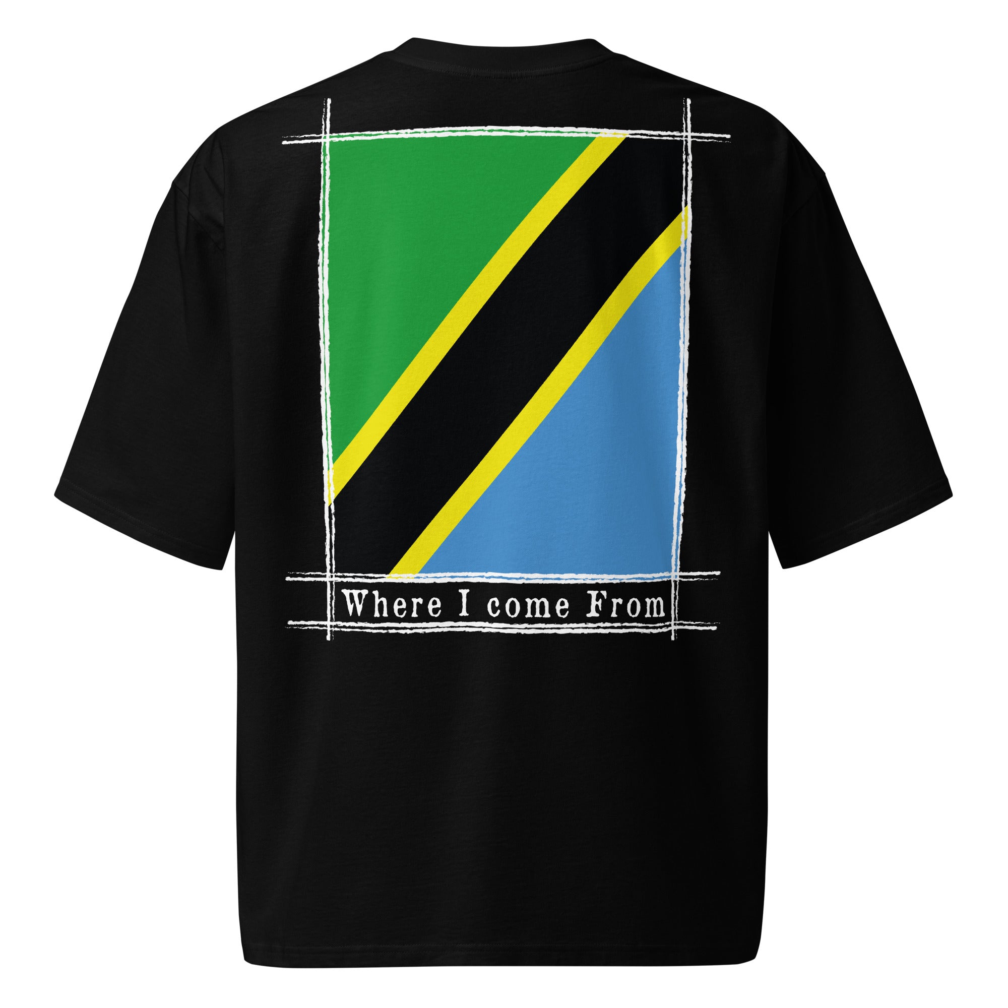 T-shirt COME FROM TANZANIA lourd oversize