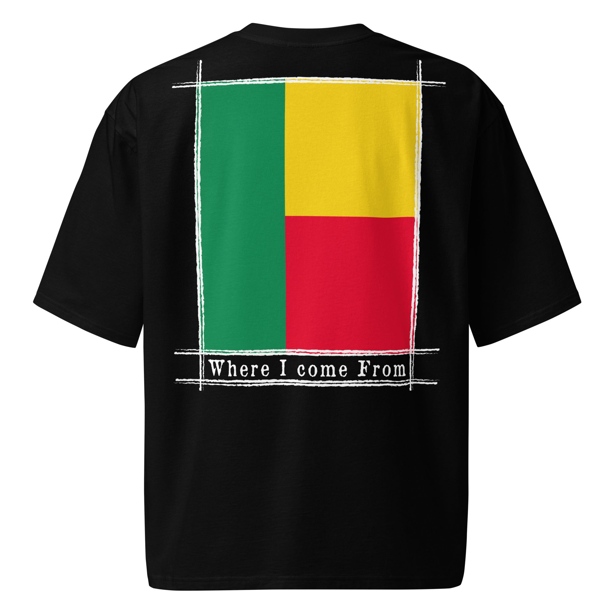 T-shirt COME FROM BENIN lourd oversize