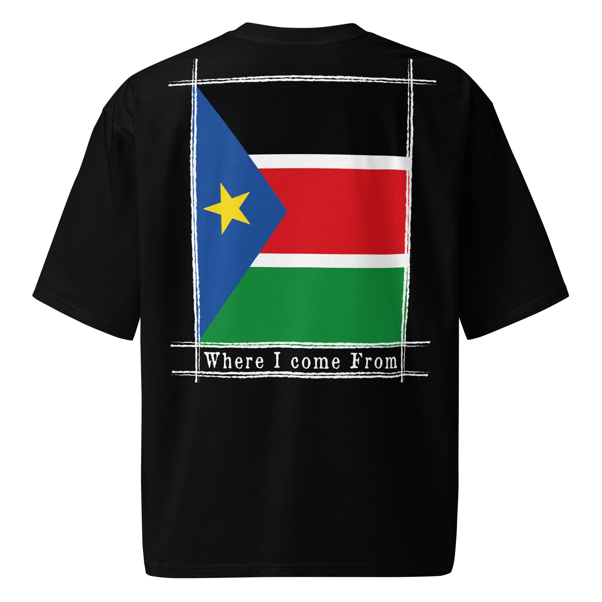 T-shirt COME FROM SOUDAN lourd oversize