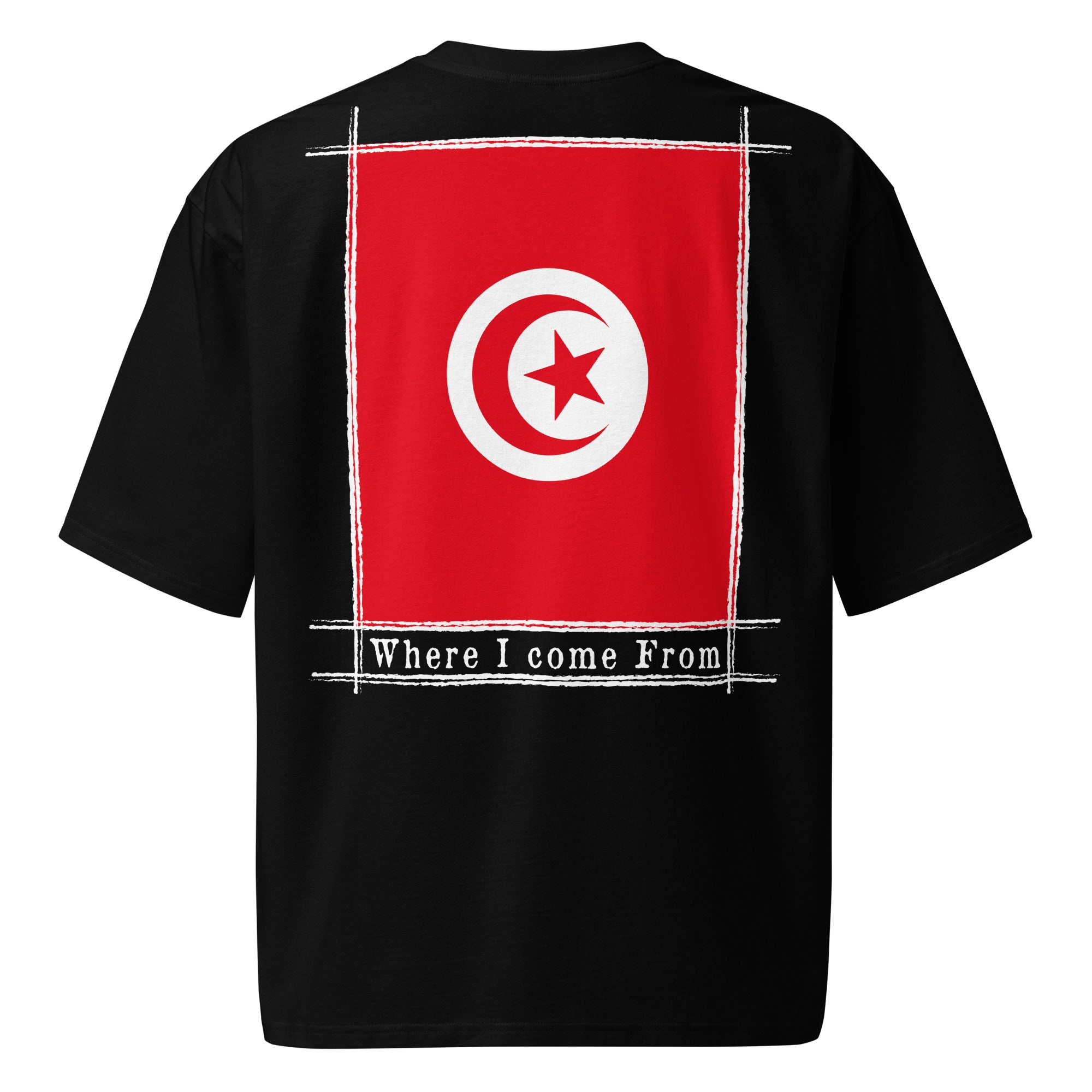 T-shirt COME FROM TUNISIE lourd oversize