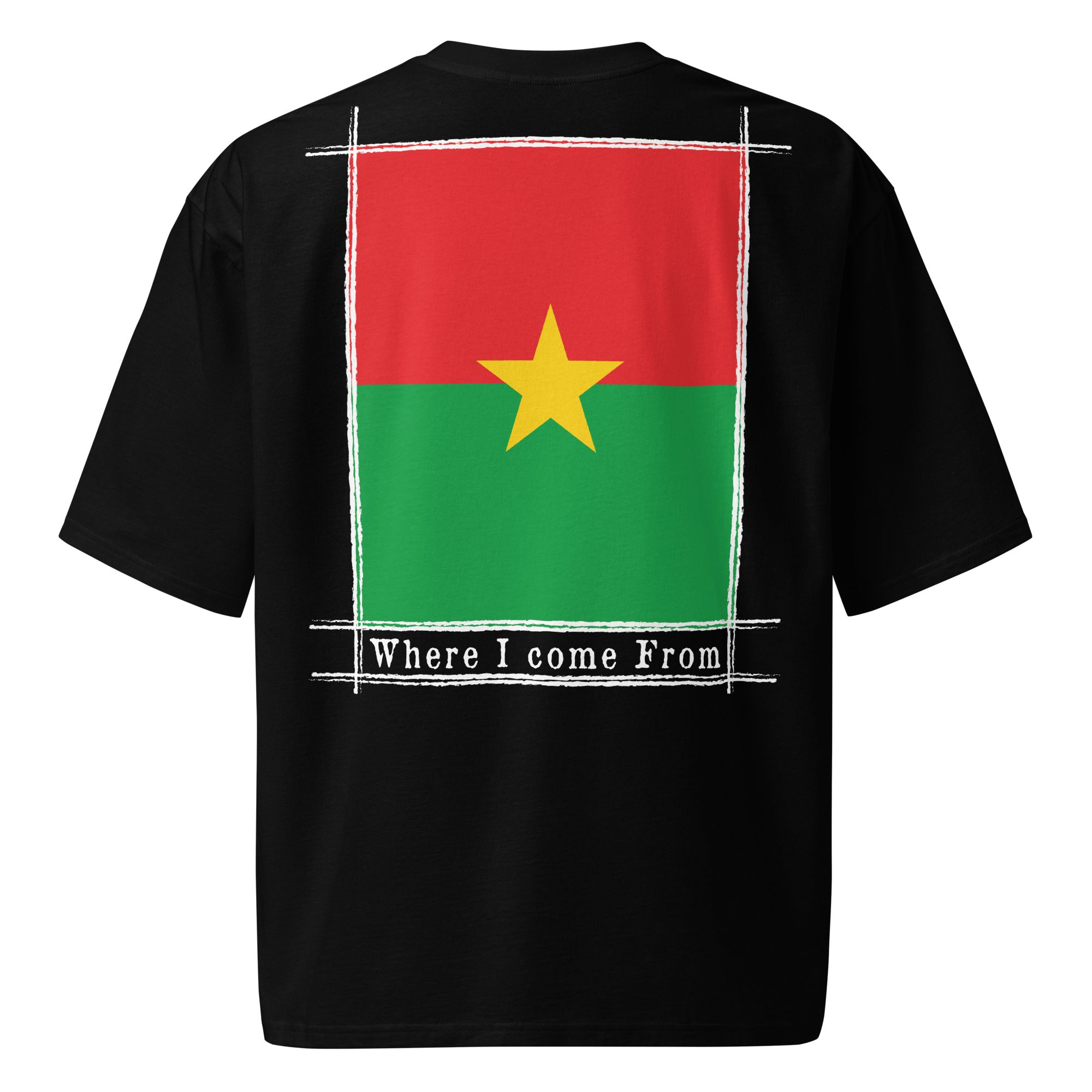 T-shirt COME FROM BURKINA FASO lourd oversize
