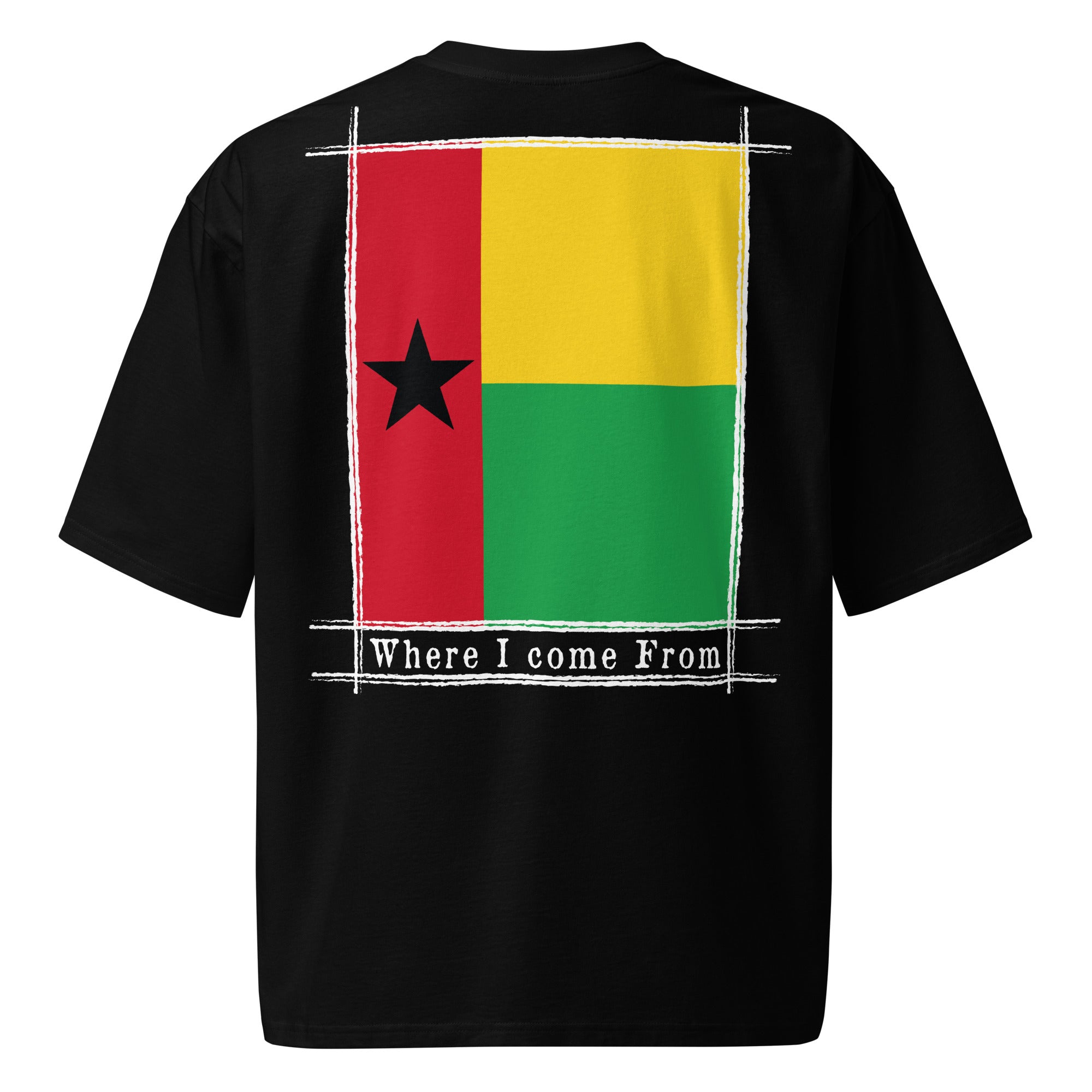 T-shirt COME FROM GUINÉE BISSAU lourd oversize