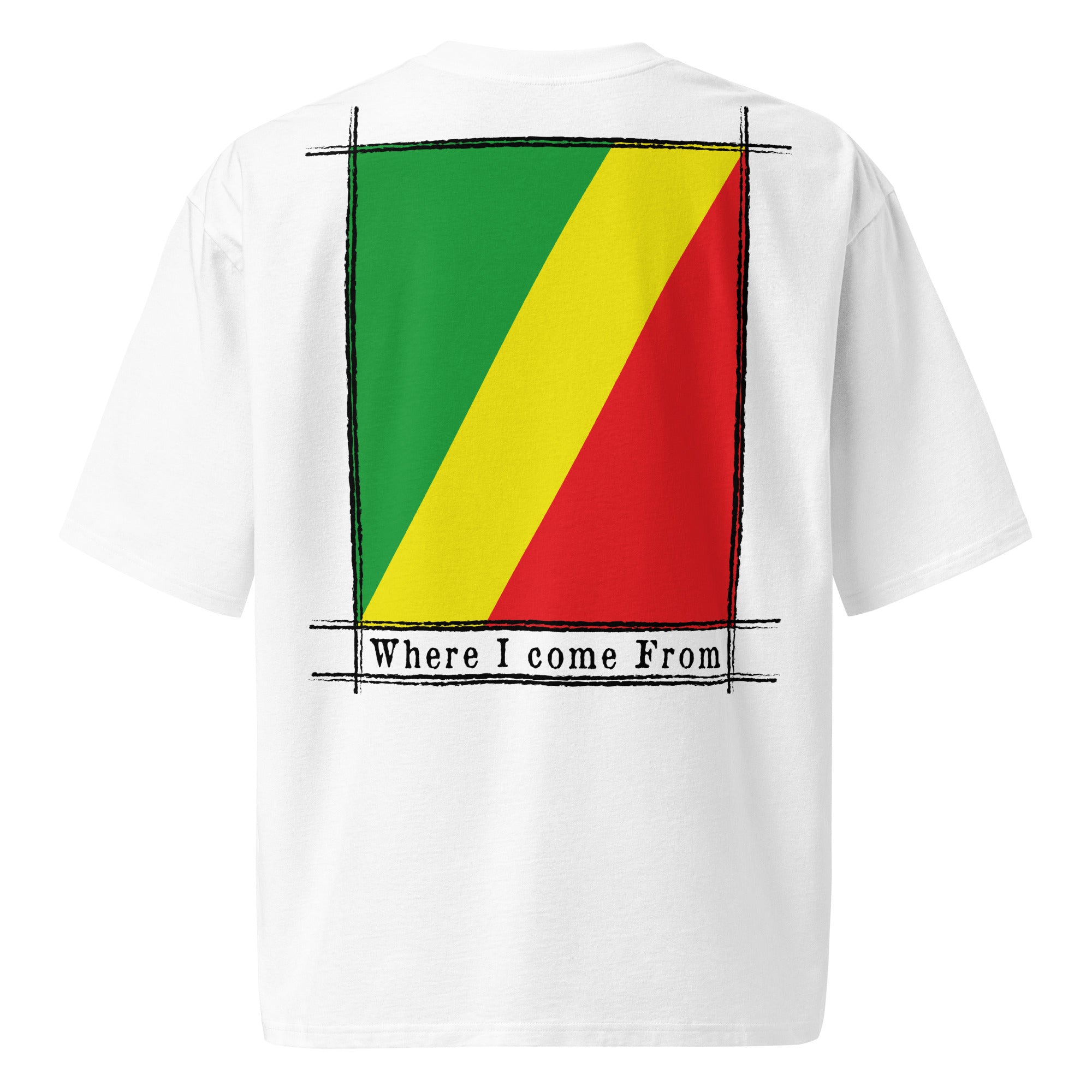 T-shirt COME FROM CONGO RC lourd oversize