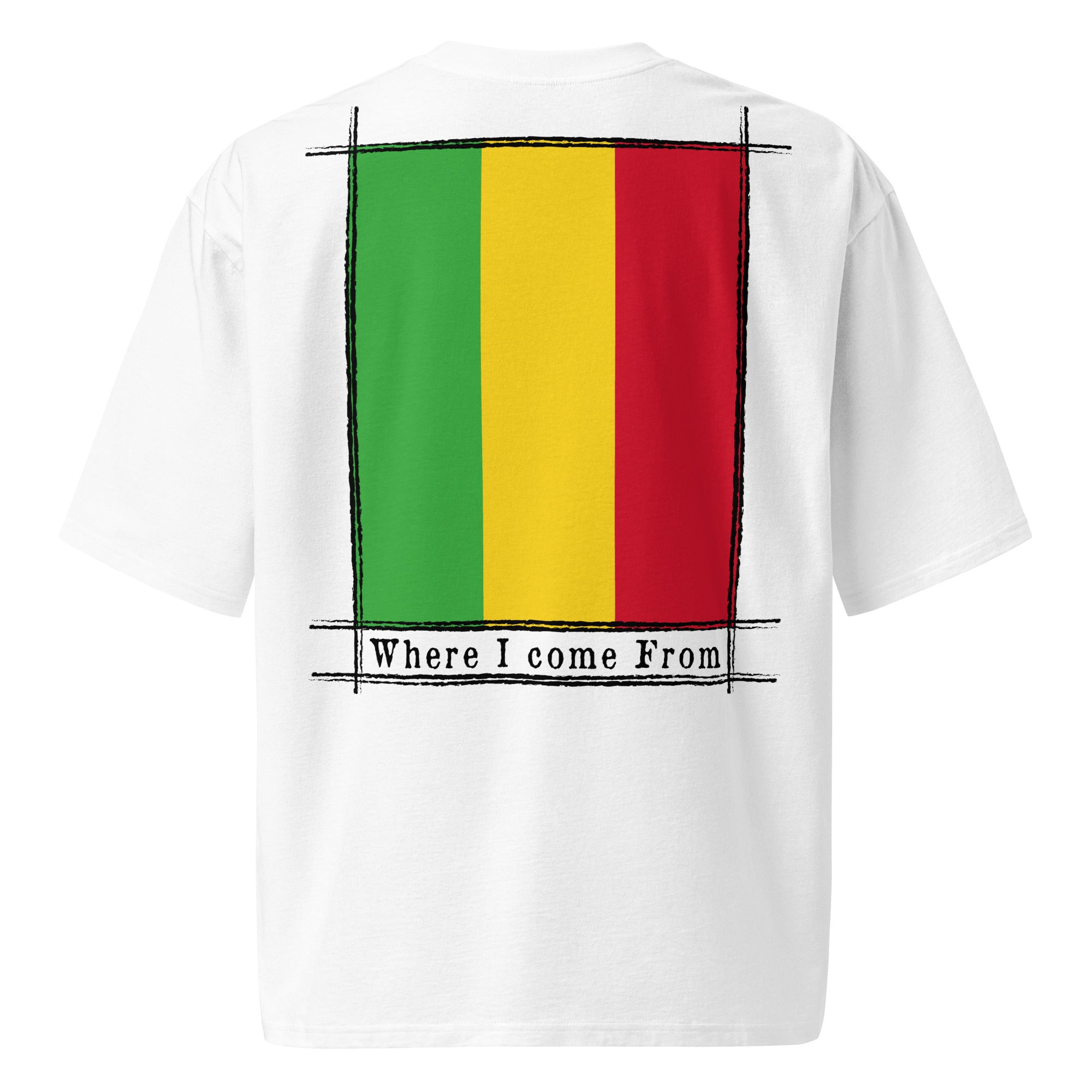 T-shirt COME FROM MALI lourd oversize