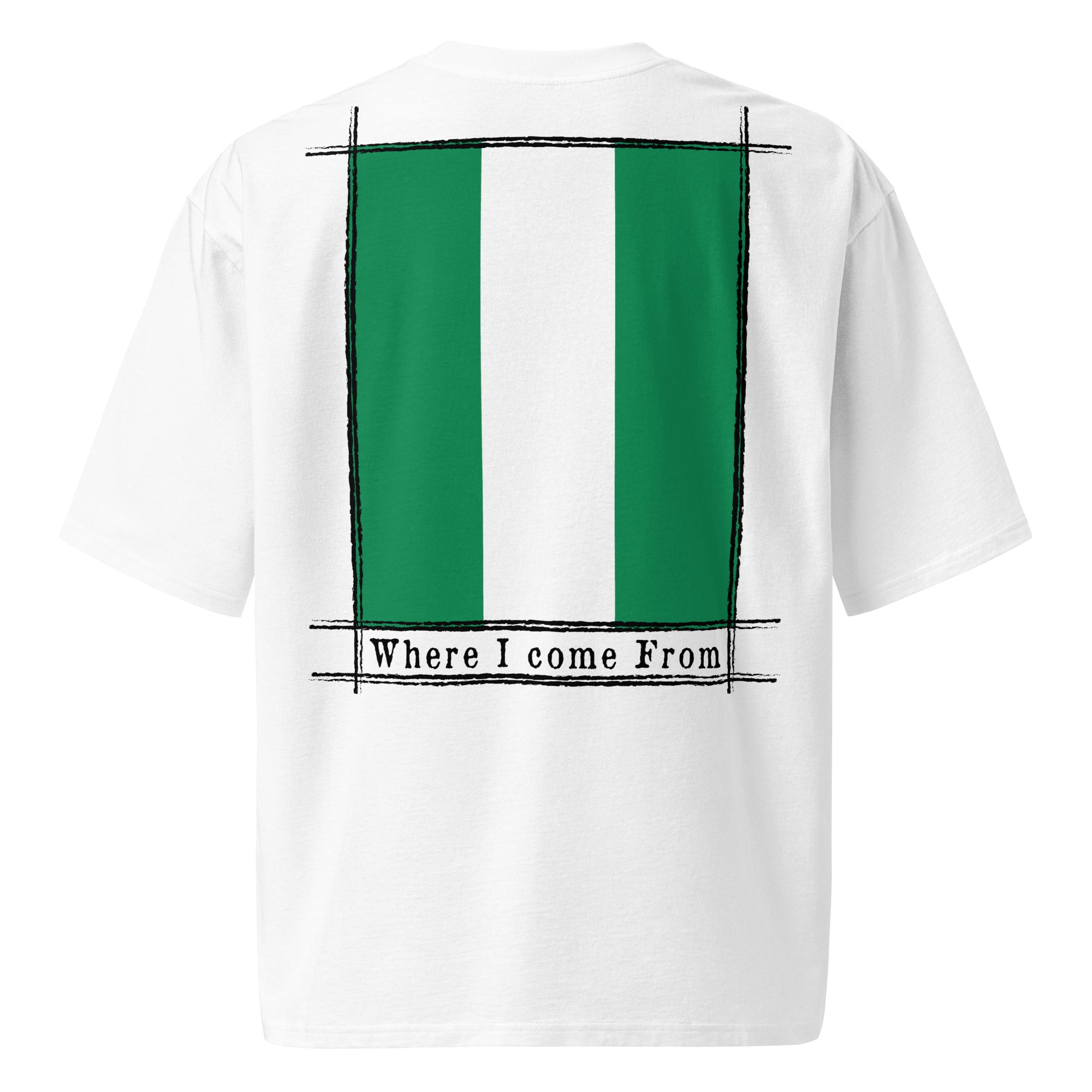 T-shirt COME FROM NIGERIA lourd oversize