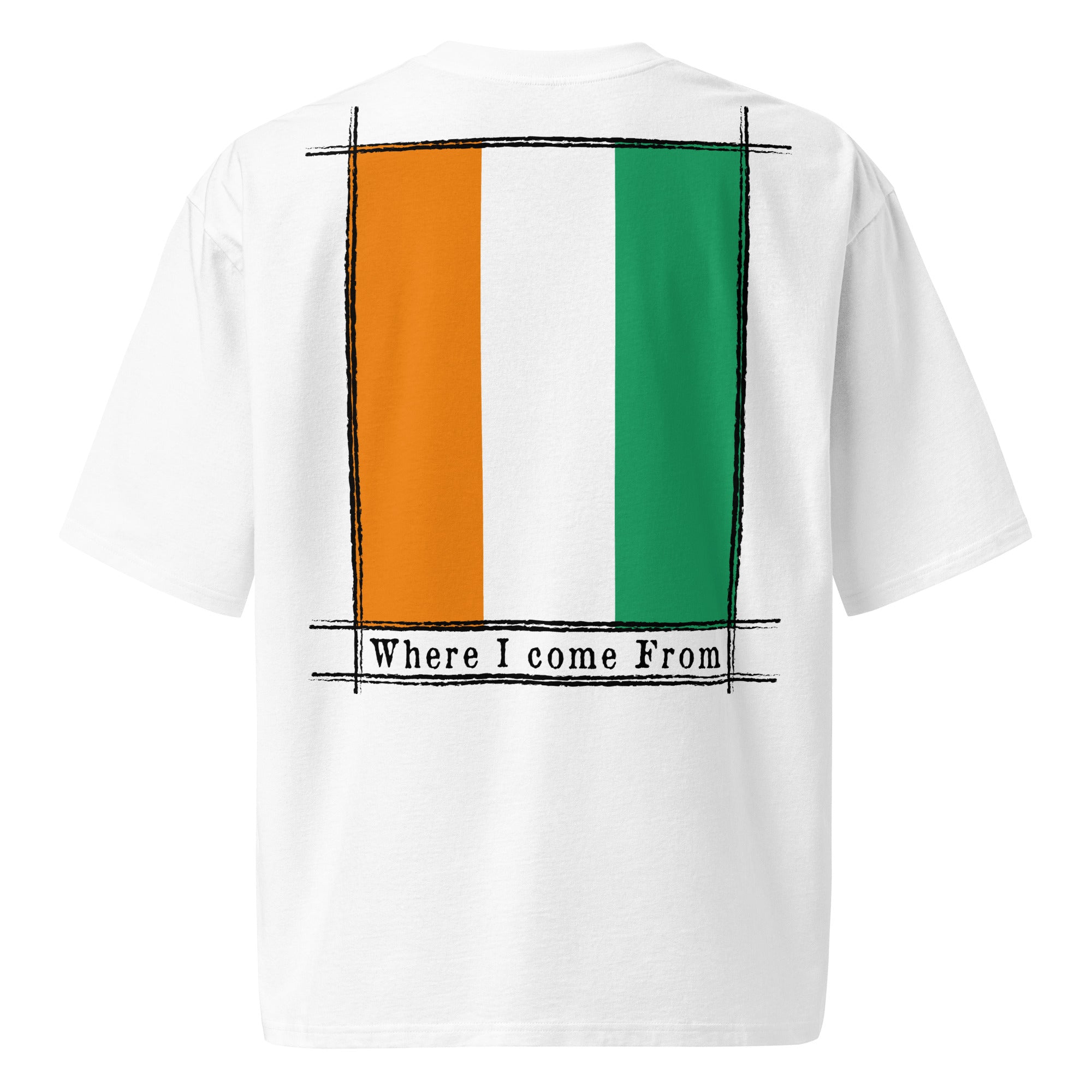 T-shirt COME FROM COTE D'IVOIRE lourd oversize
