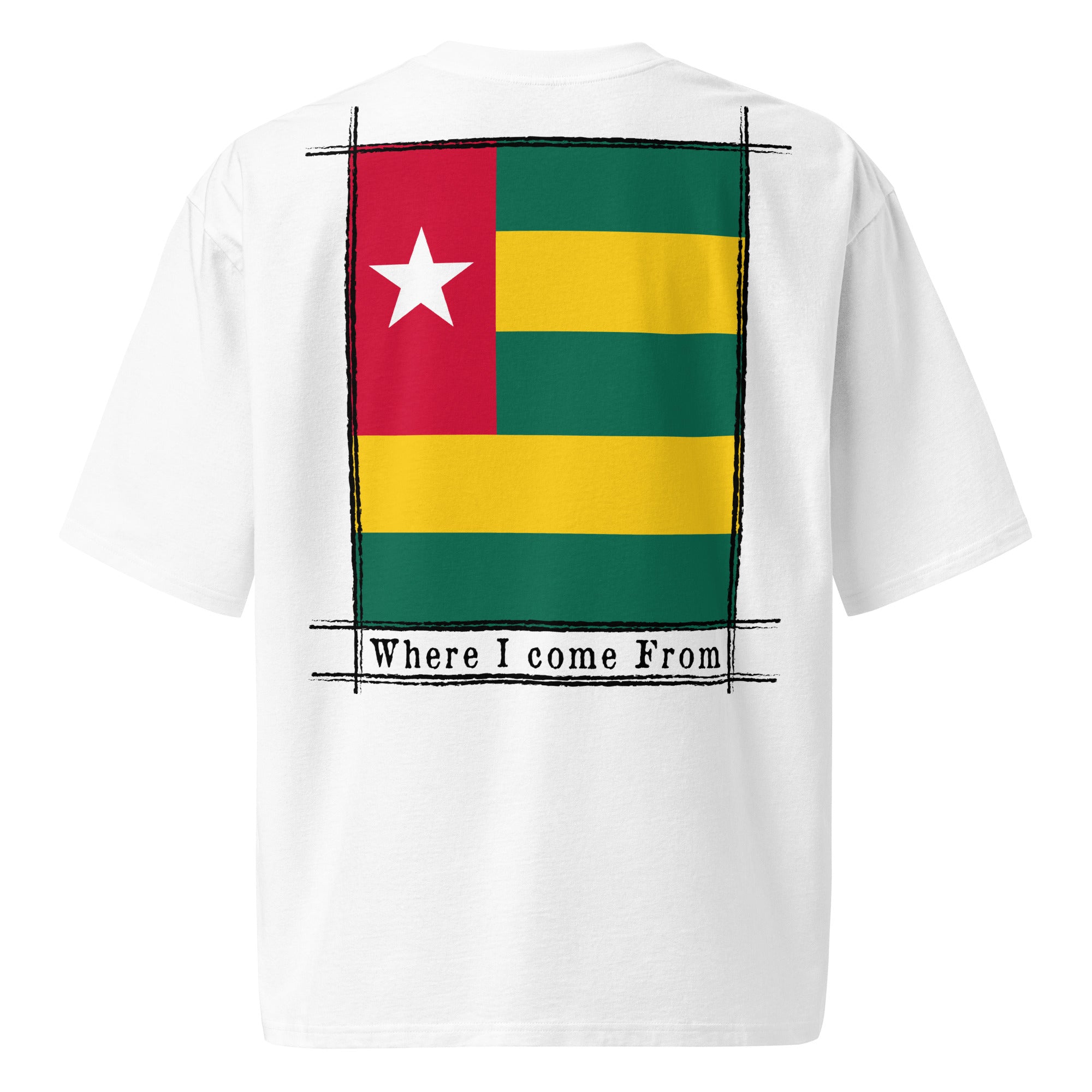 T-shirt COME FROM TOGO lourd oversize