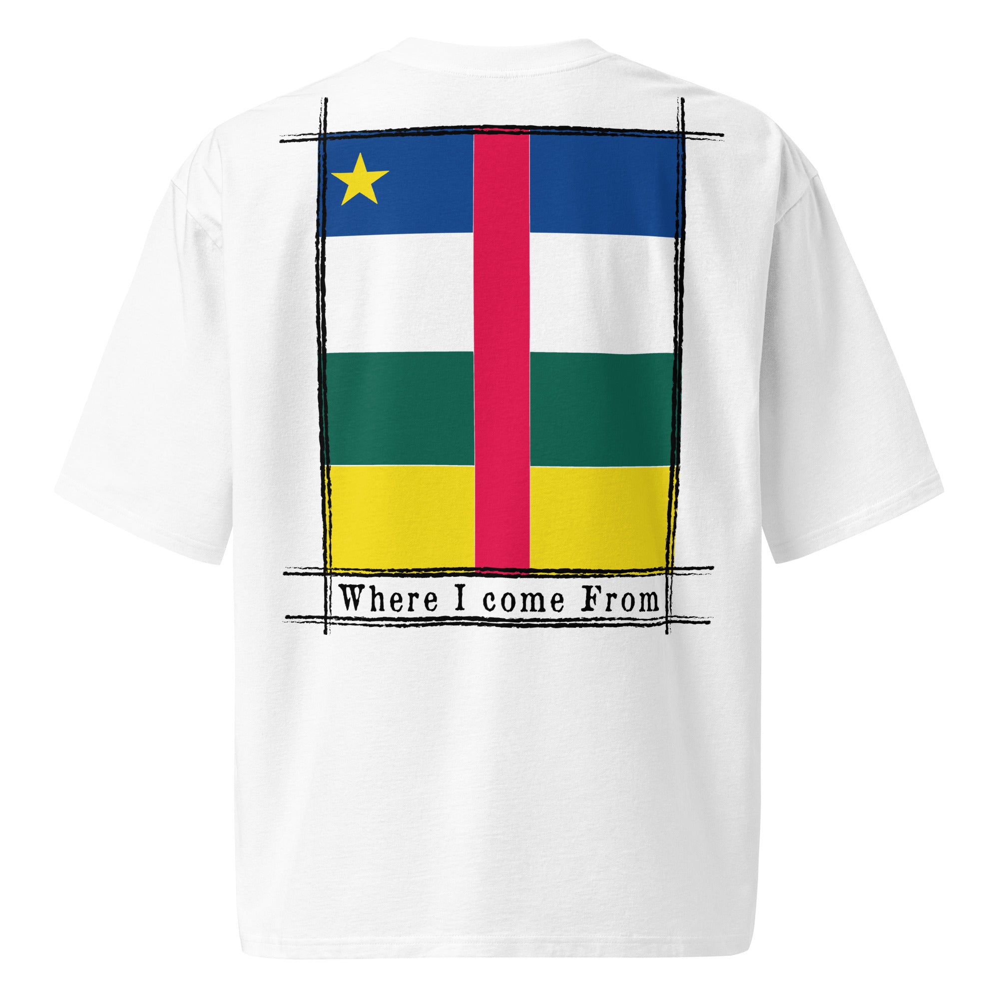 T-shirt COME FROM RCA lourd oversize