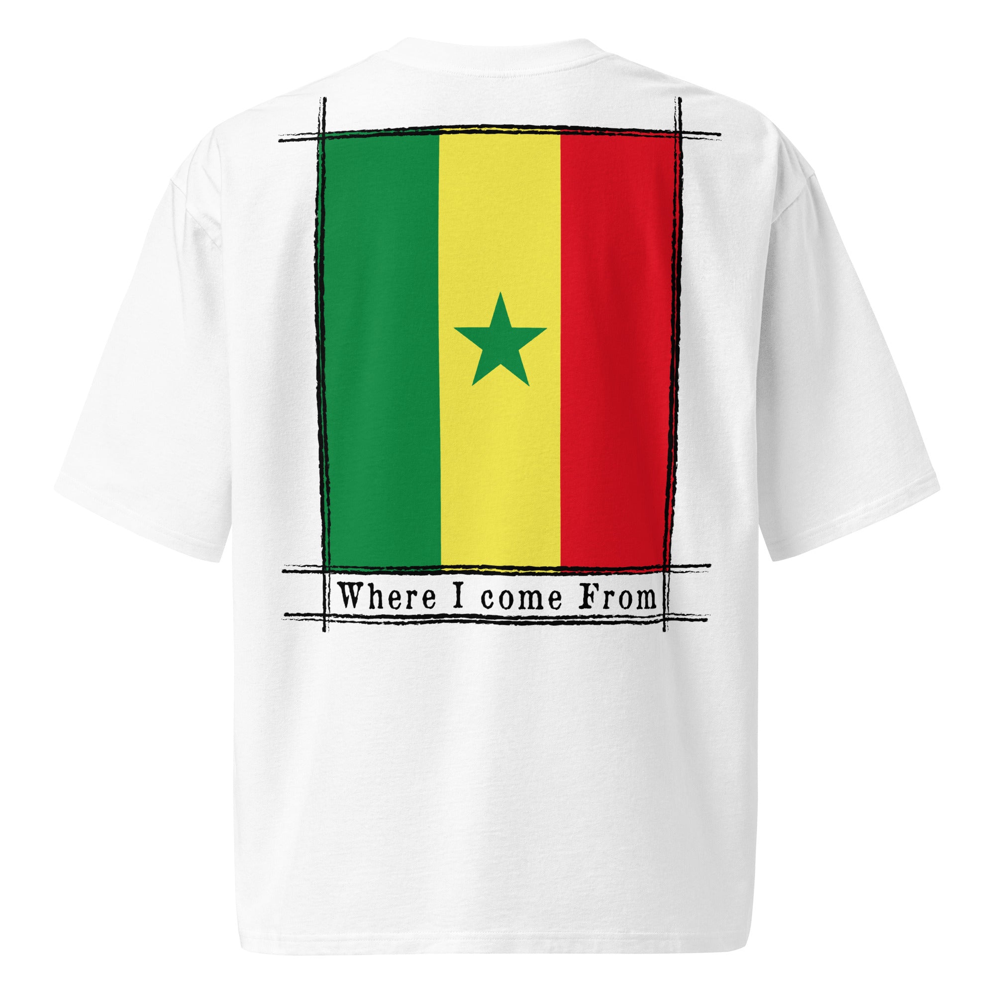 T-shirt COME FROM SENEGAL lourd oversize