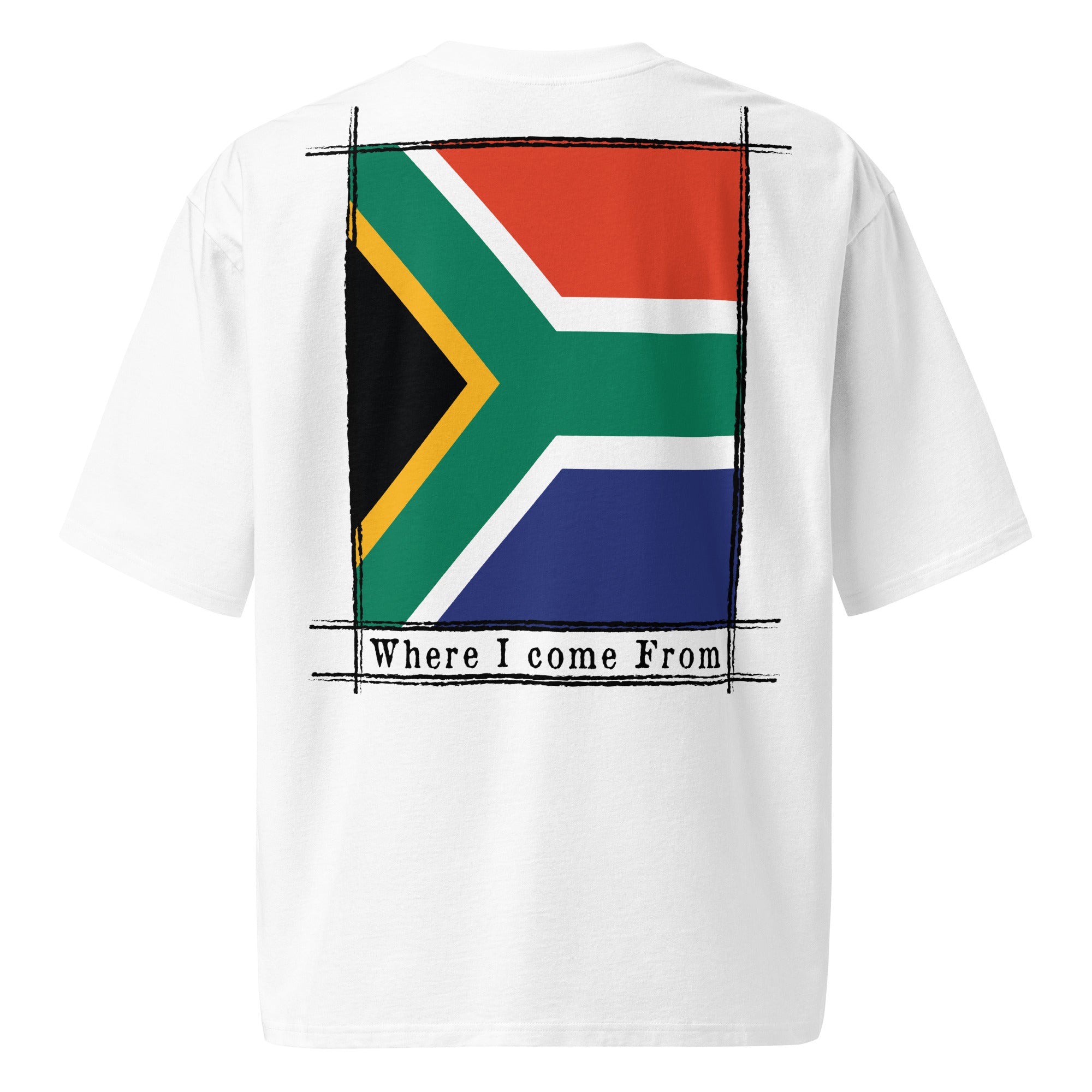 T-shirt COME FROM SOUTH AFRICA lourd oversize