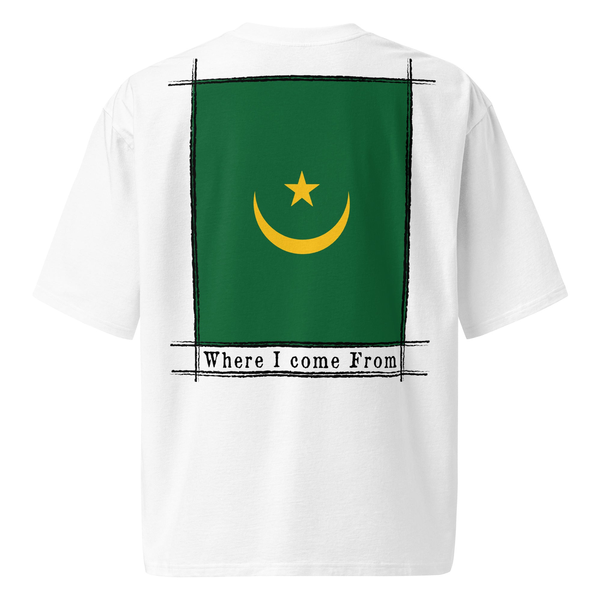 T-shirt COME FROM MAURITANIE lourd oversize