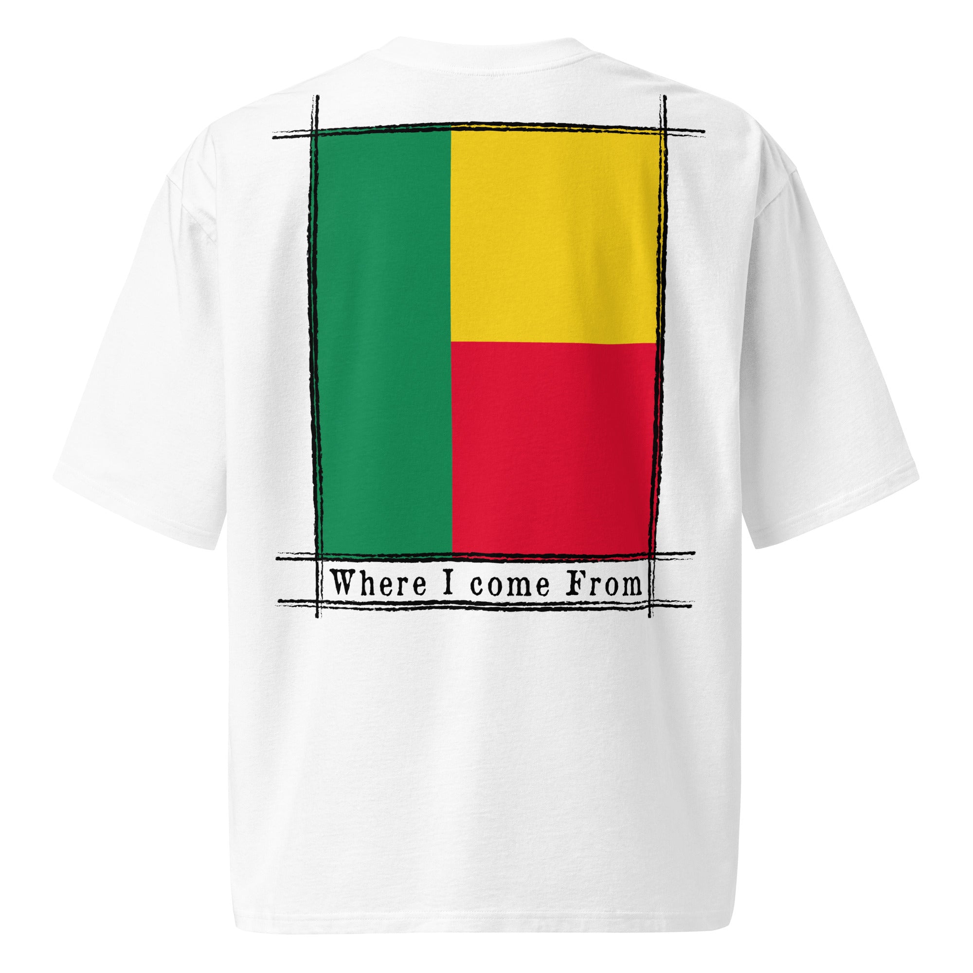 T-shirt COME FROM BENIN lourd oversize