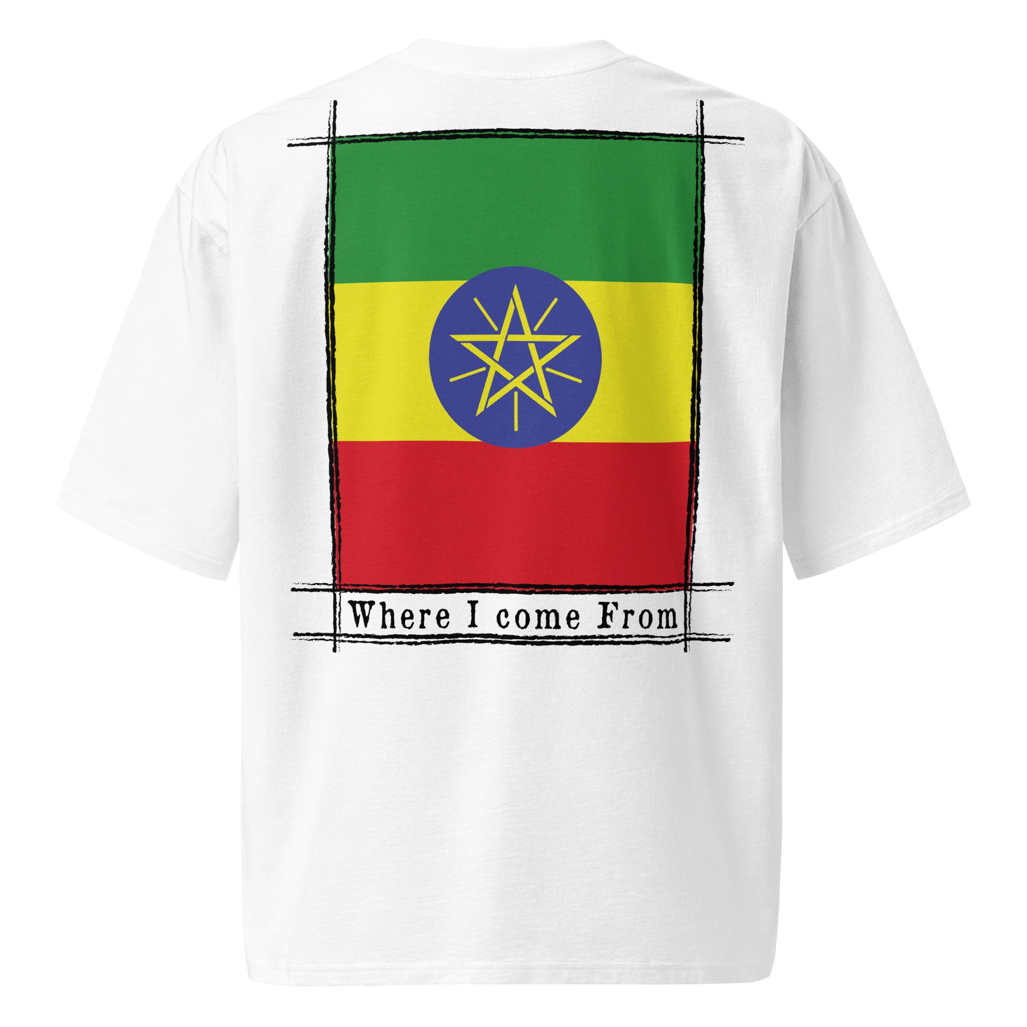 T-shirt COME FROM ETHIOPIA lourd oversize