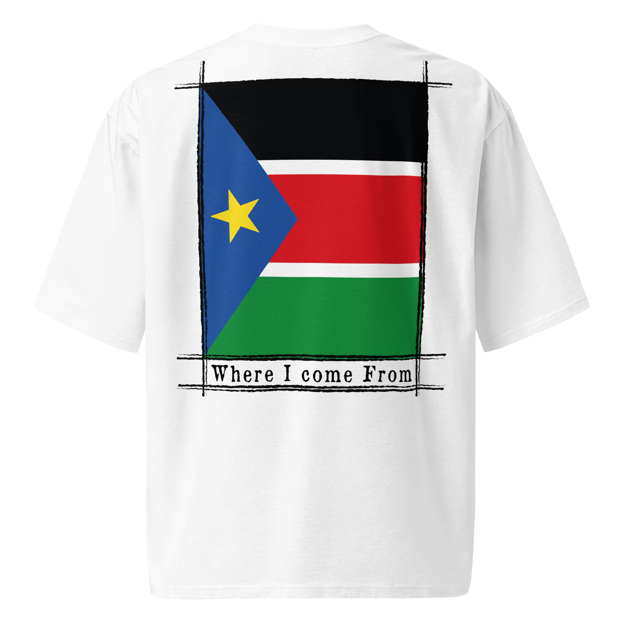T-shirt COME FROM SOUDAN lourd oversize
