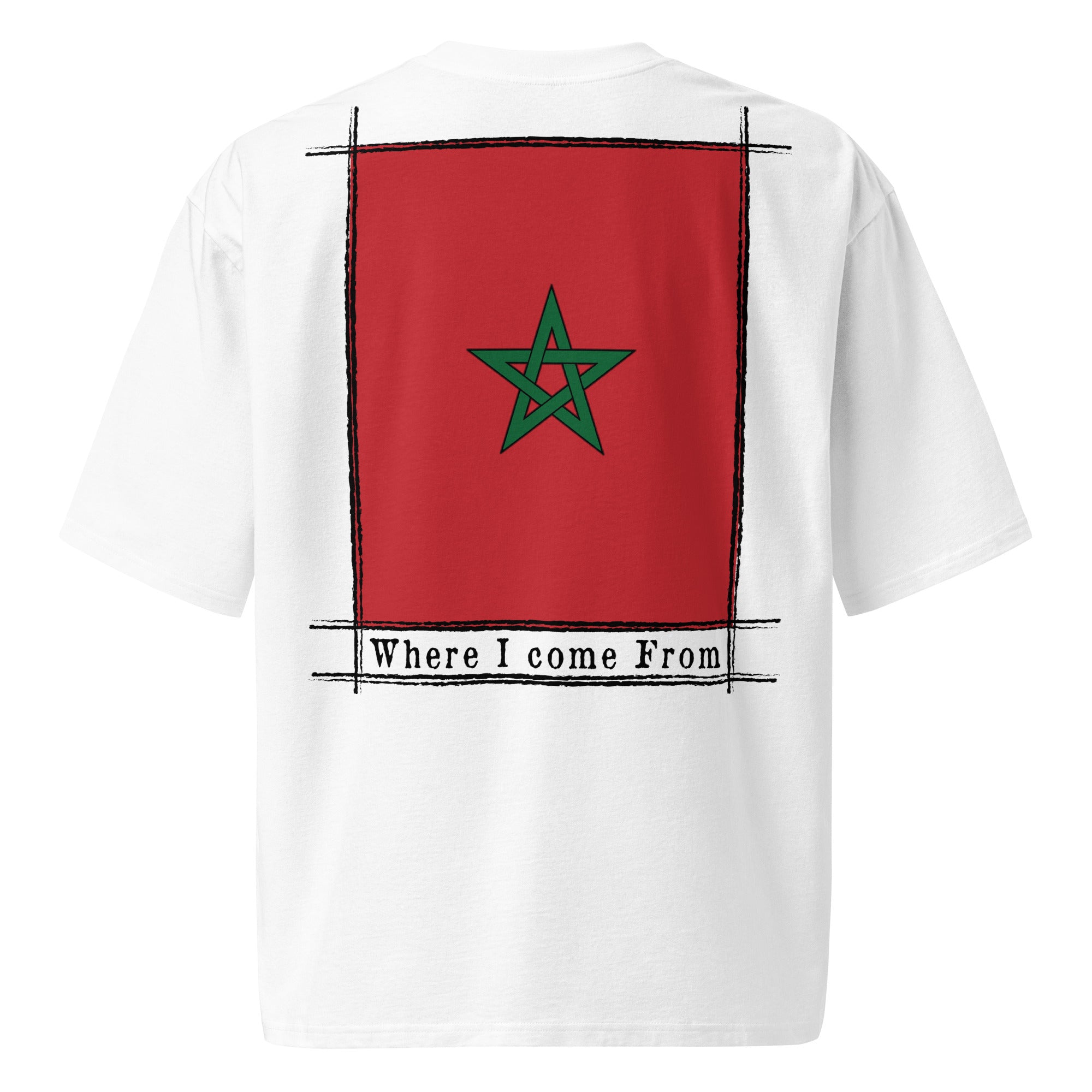 T-shirt COME FROM MAROC lourd oversize