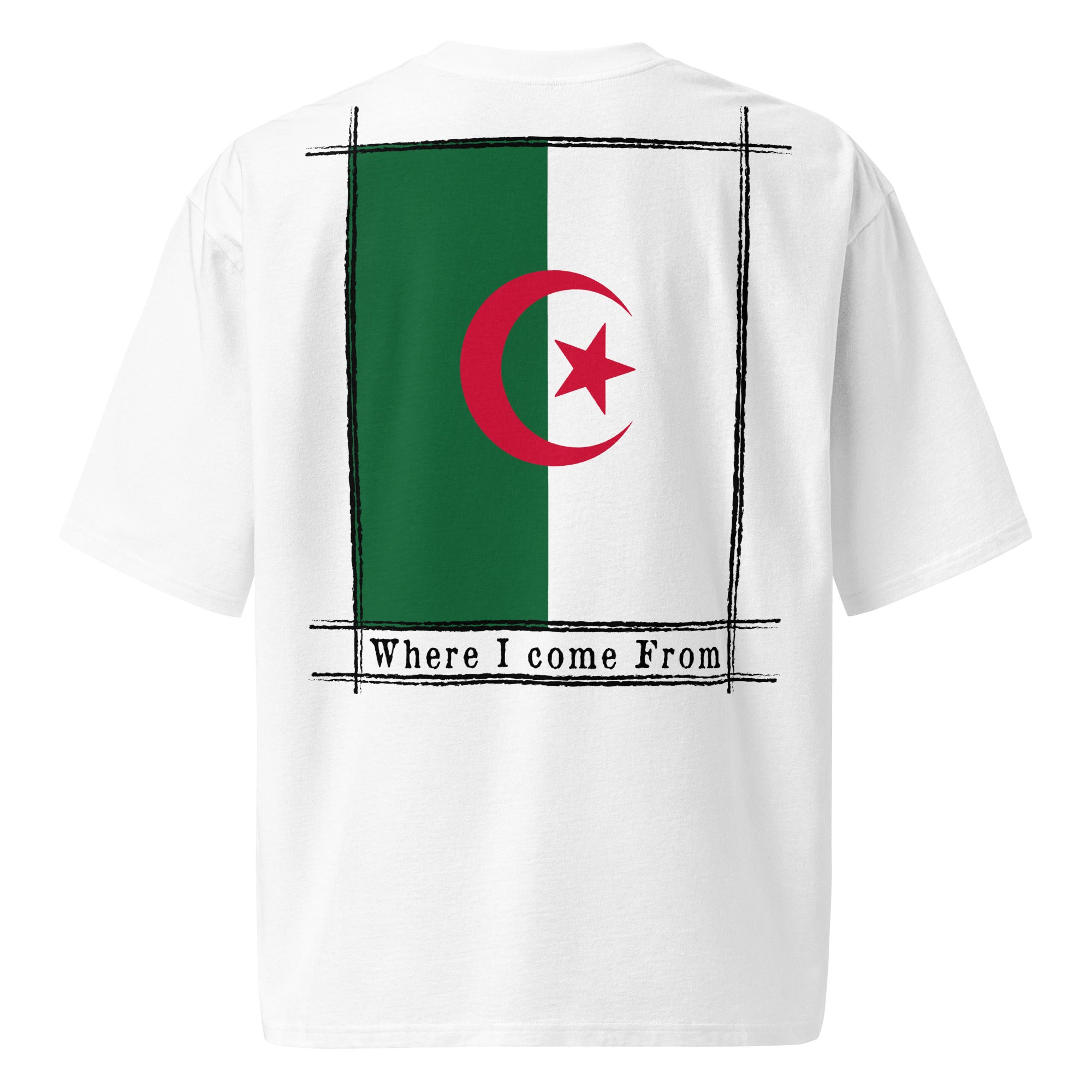 T-shirt COME FROM ALGERIE lourd oversize