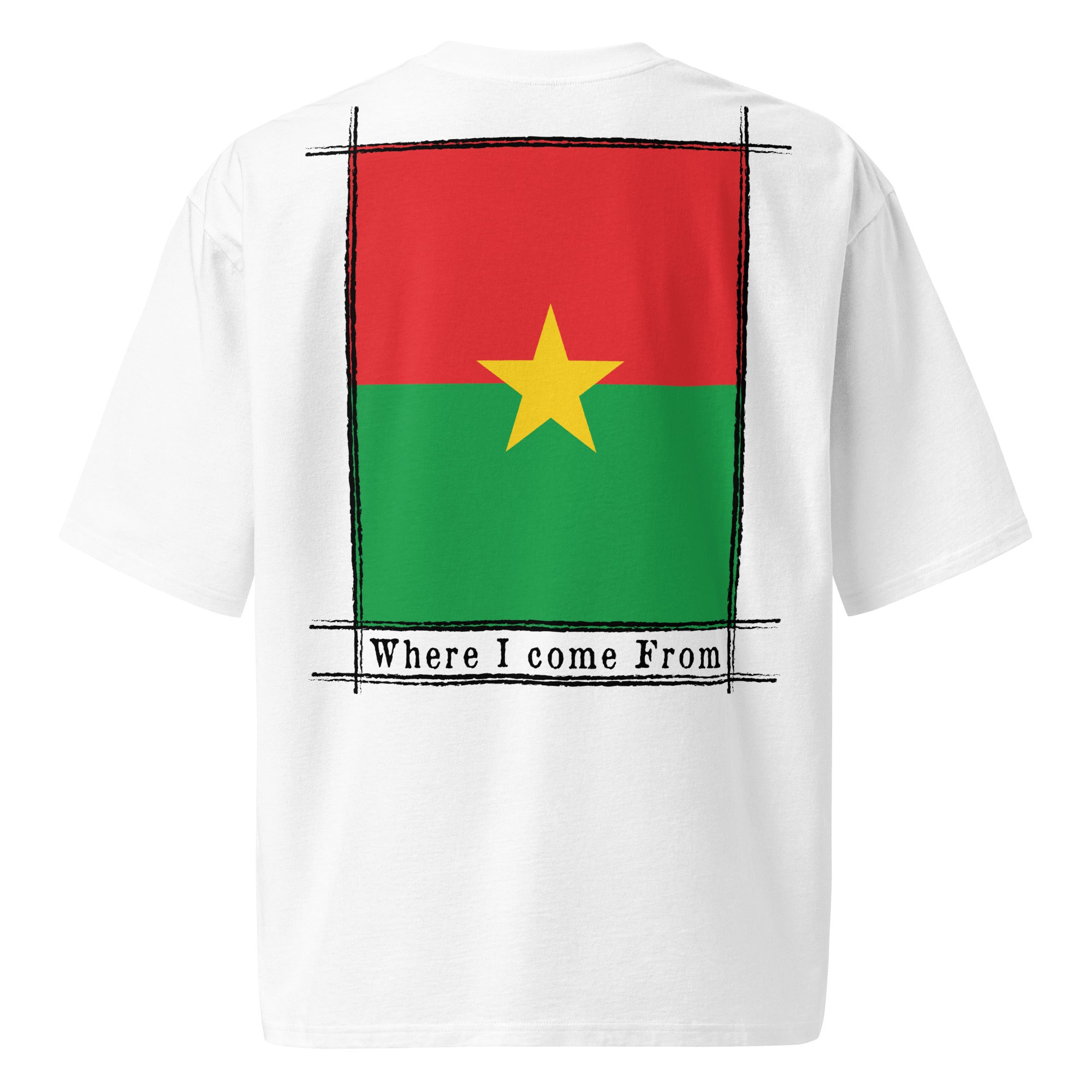 T-shirt COME FROM BURKINA FASO lourd oversize