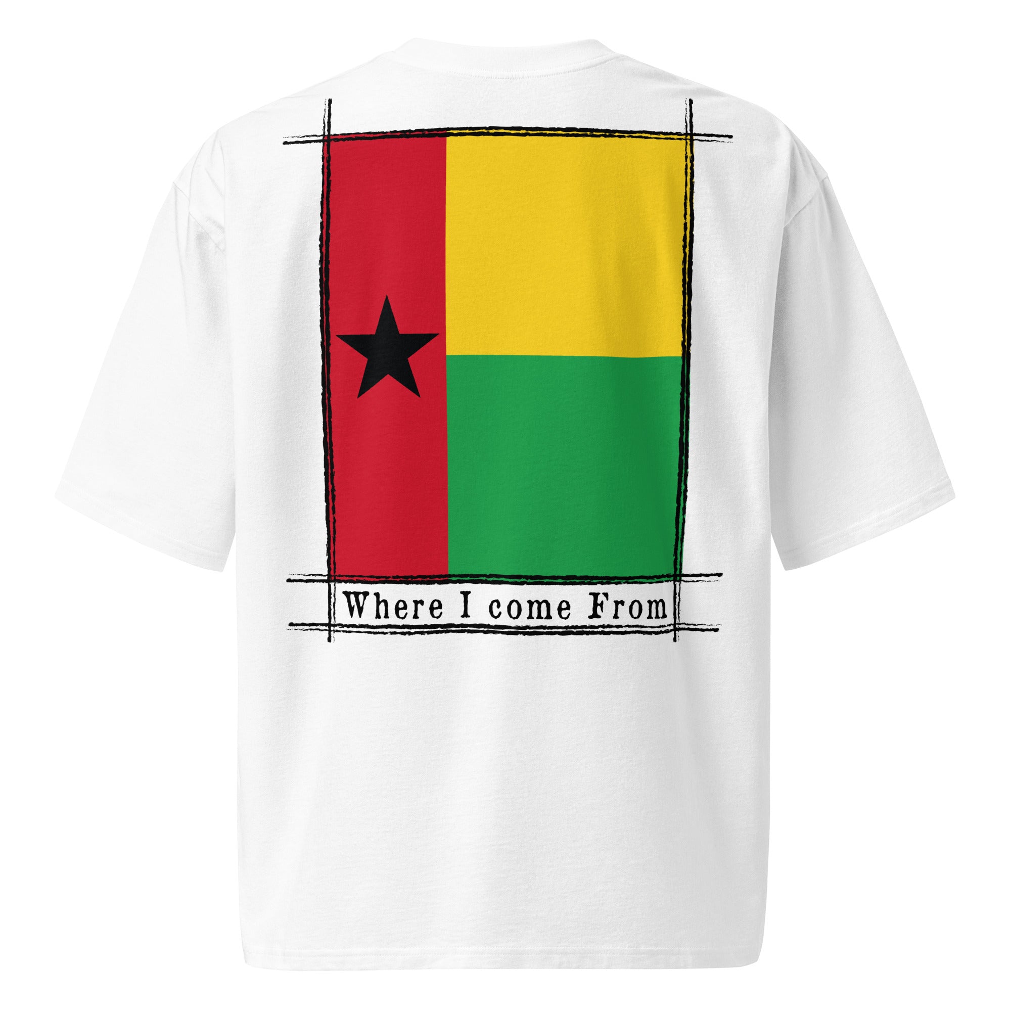 T-shirt COME FROM GUINÉE BISSAU lourd oversize