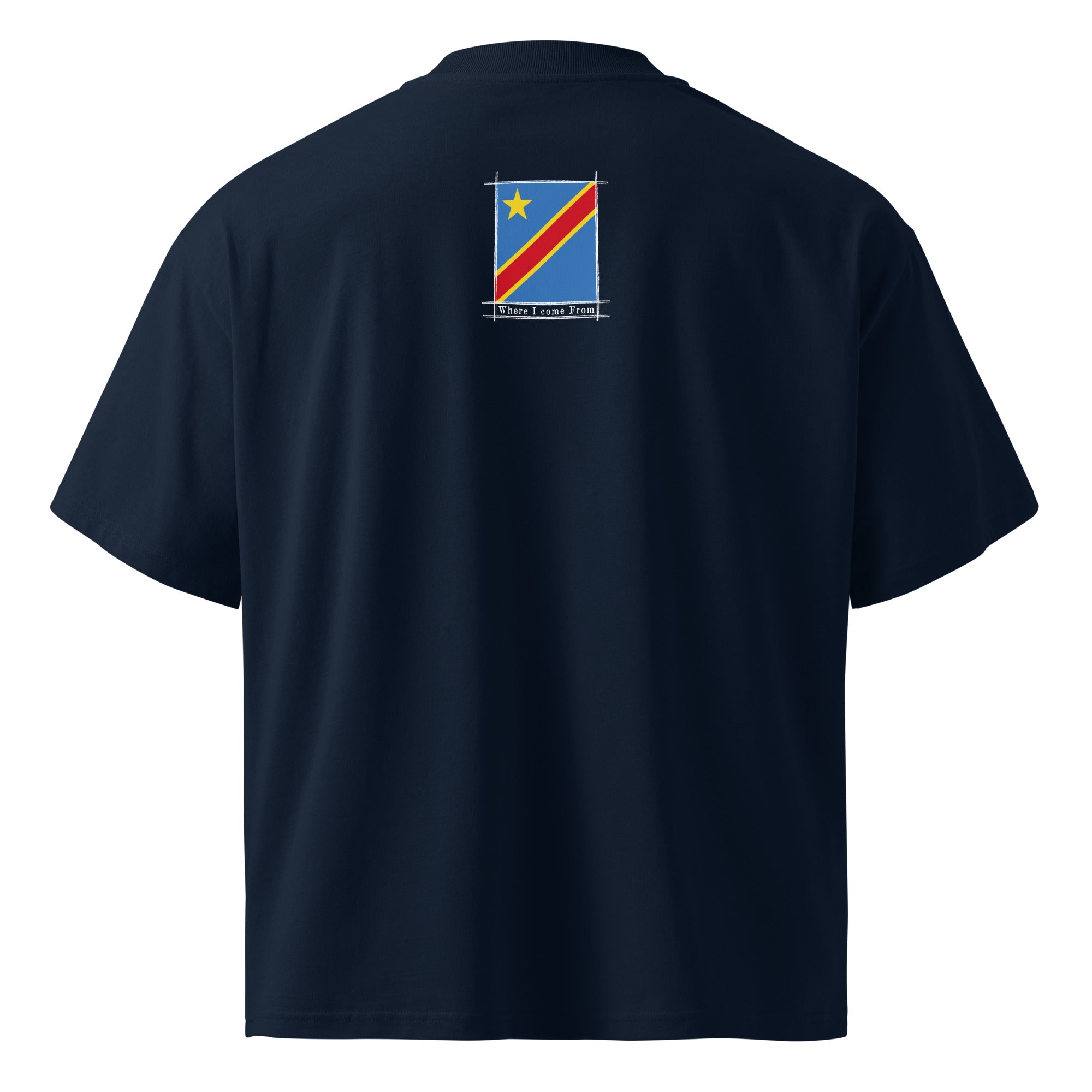 T-shirt COME FROM CONGO RDC col montant unisexe